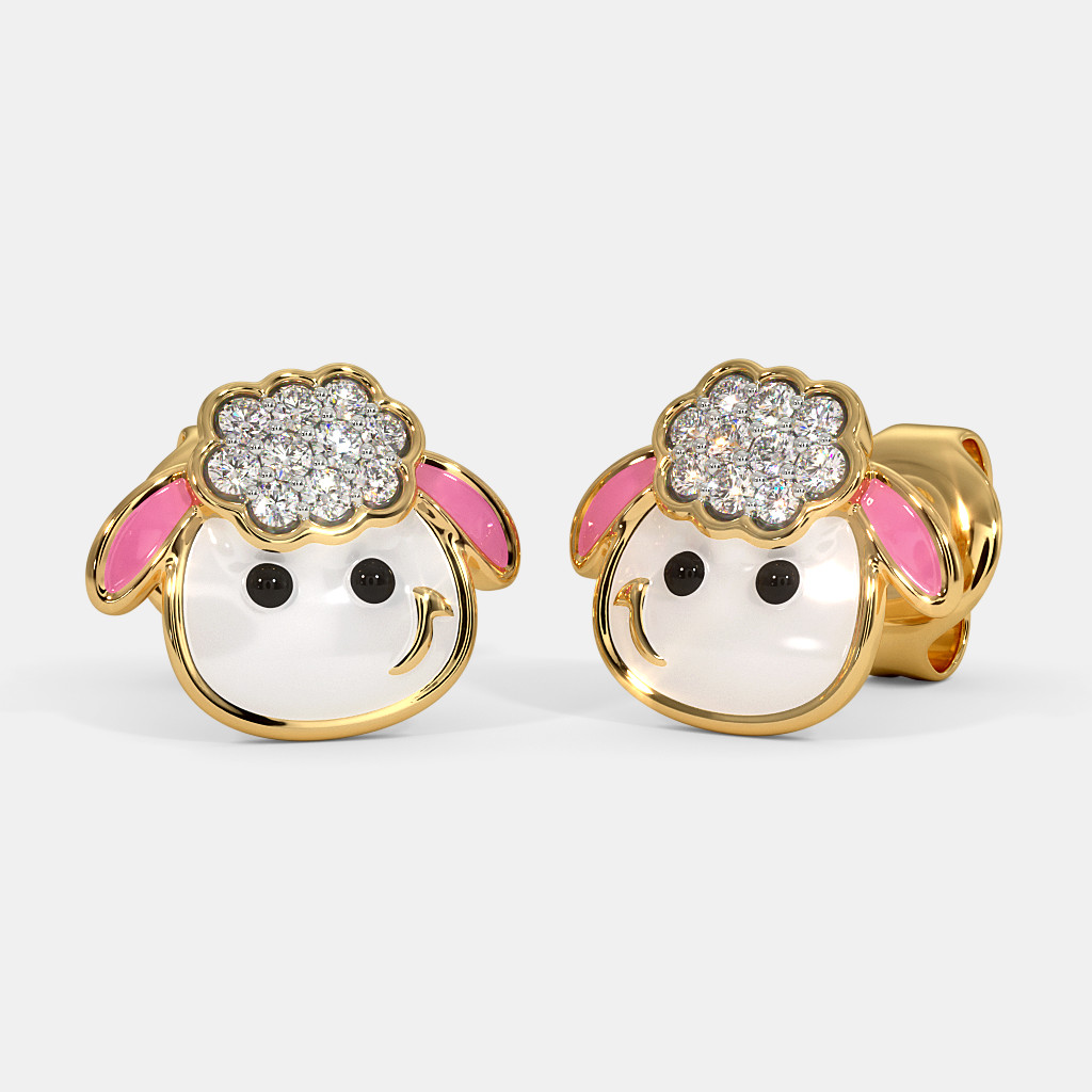 The Sheep Kids Stud Earrings