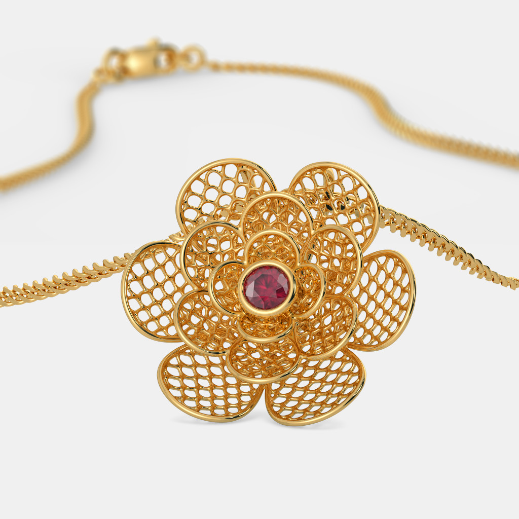 The Camellia Lattice Pendant