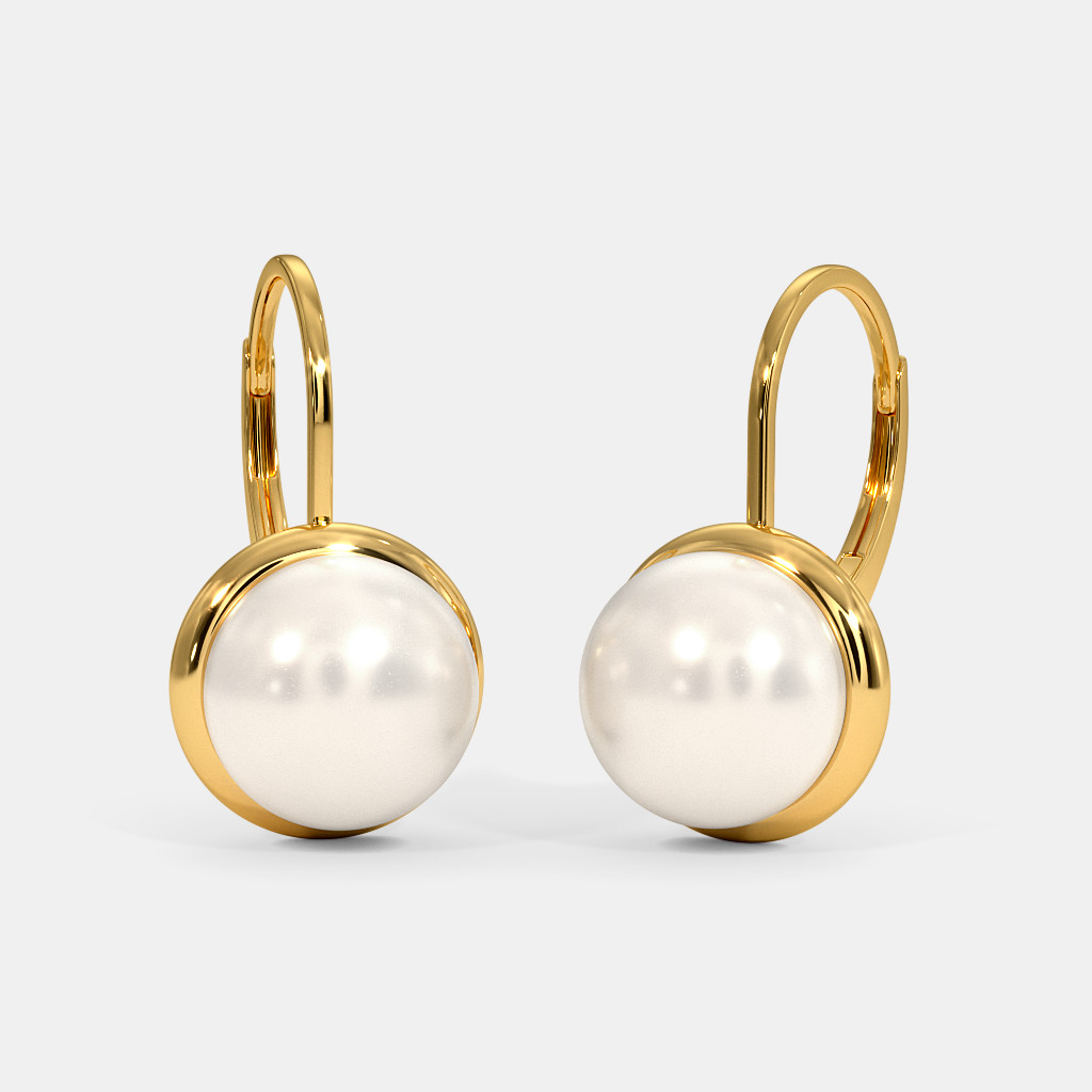 The Baggy Pearl Hoop Earrings