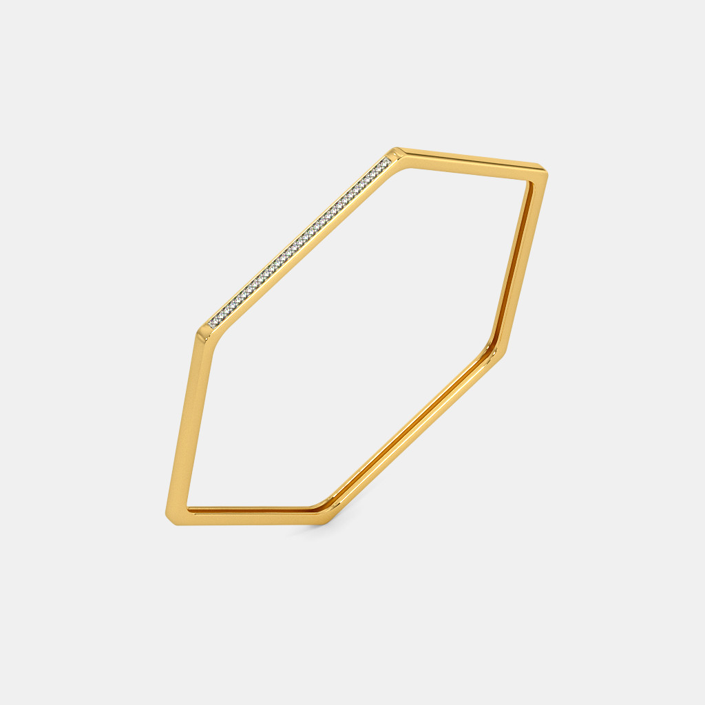 The Zoe Hexagon Bangle