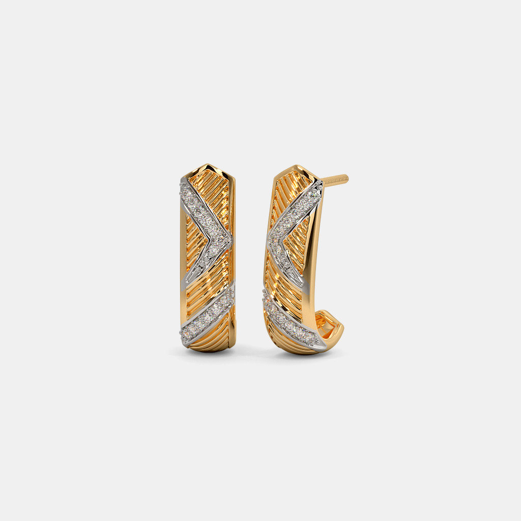 The Fumika J Hoop Earrings