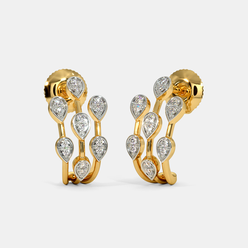 The Shayone J Hoop Earrings