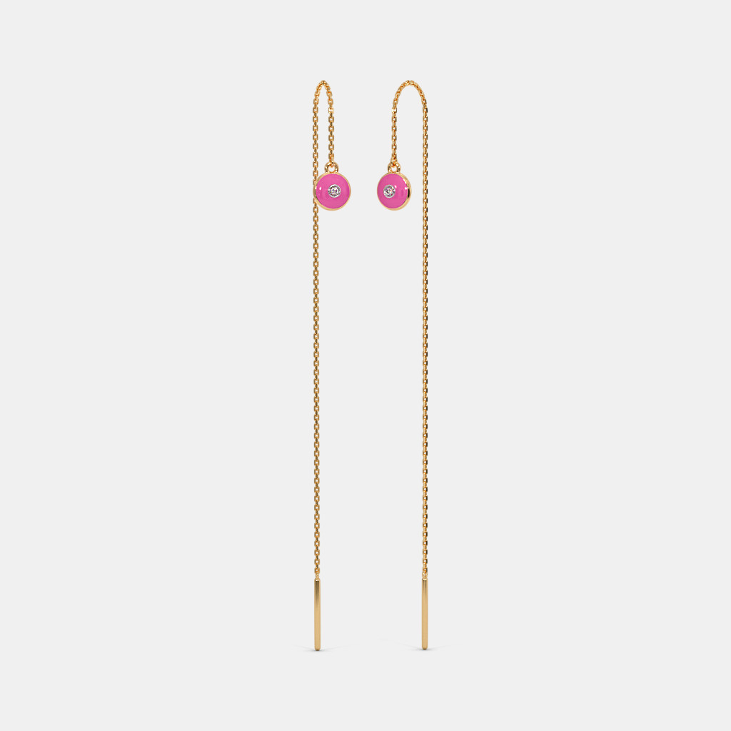 The Dinella Multi Pierced Sui Dhaga Earrings