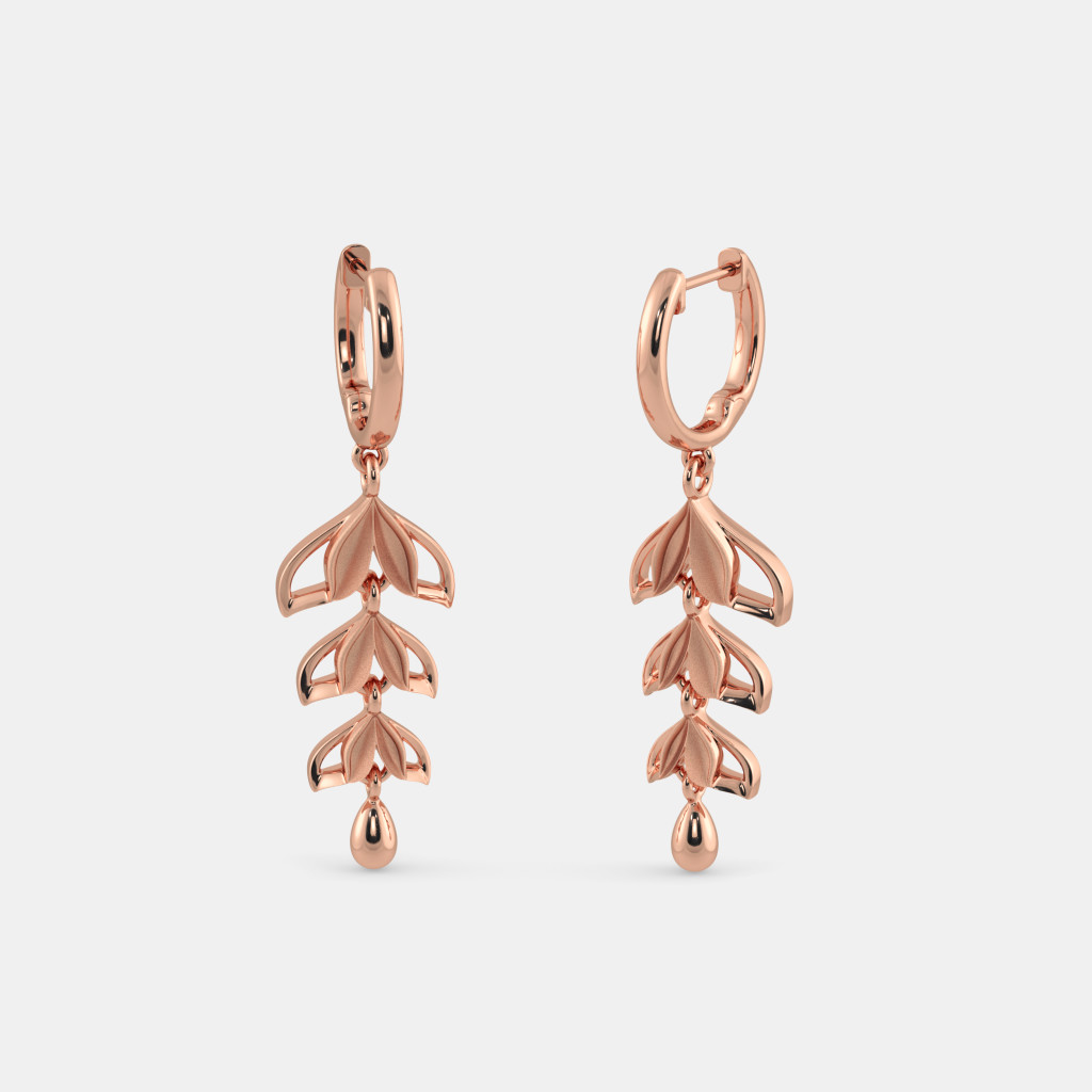 The Nava Roseate Drop Earrings
