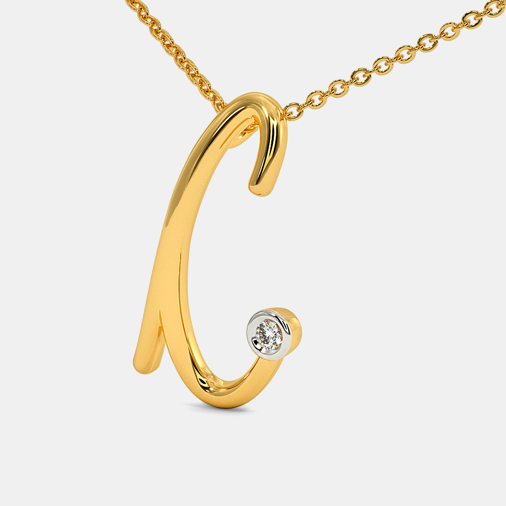 The Cursive C Necklace