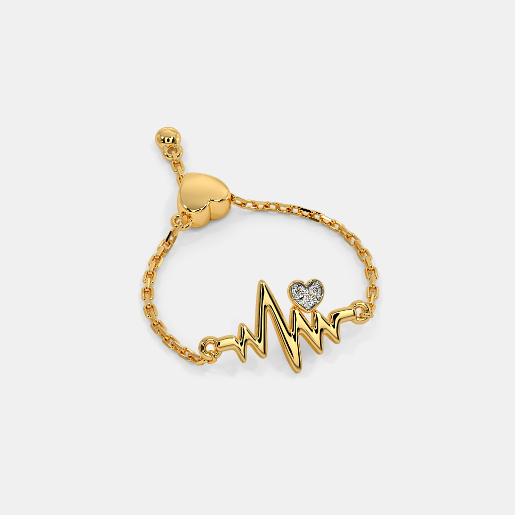 The Heartbeat Slider Ring