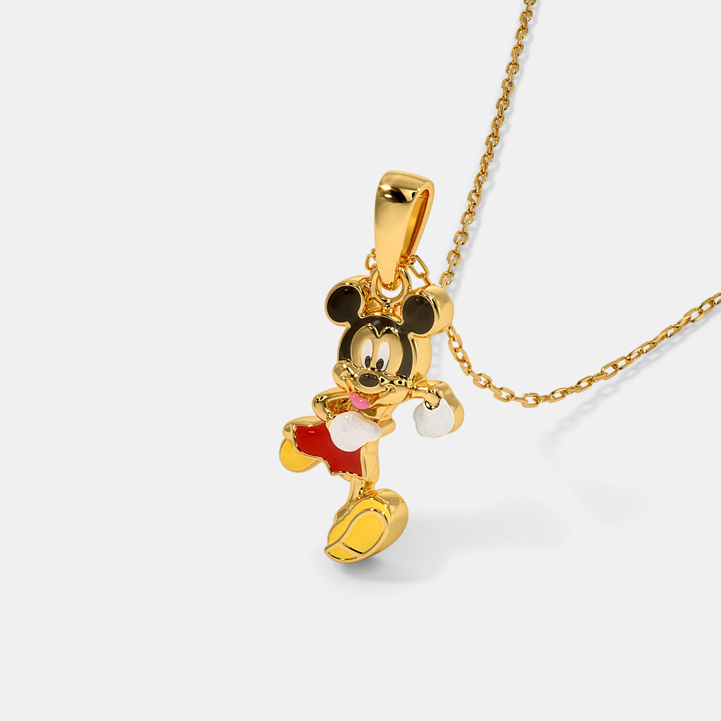 The Mickey Enamel Pendant