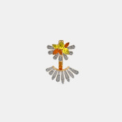 The Nimai Front Back Earrings - thumb 3