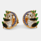 The Panda Stud Earrings - thumb 1