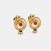 The Pome Stud Earrings - thumb 3
