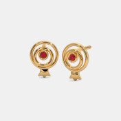 The Pome Stud Earrings - thumb 1