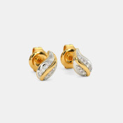 The Stacie Multi Pierced Stud Earrings - thumb 3