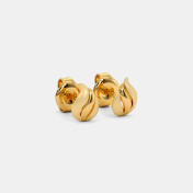The Yeva Multi Pierced Stud Earrings - thumb 3