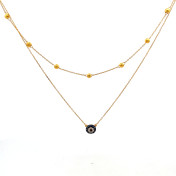 The Amalina Evil Eye Layered Necklace - thumb 3