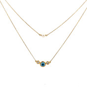 The Serenith Evil Eye Layered Necklace - thumb 2