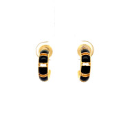 The Quensh J Hoop Earrings - thumb 3