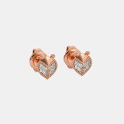 The Elliot Multi Pierced Stud Earrings - thumb 3