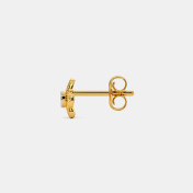 The Enya Multi Pierced Stud Earrings - thumb 5
