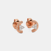The Pery Multi Pierced Stud Earrings - thumb 3