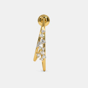 The Astrid J Hoop Earrings - thumb 3