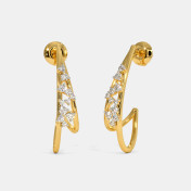 The Astrid J Hoop Earrings - thumb 1