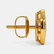 The Valente Pave Stud Earrings - thumb 6