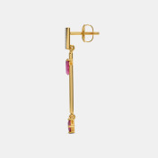 The lovanna Mismatch Drop Earrings - thumb 5