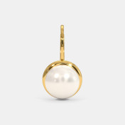 The Baggy Pearl Hoop Earrings - thumb 3