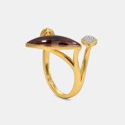The Scatterred Pad Top Open Ring - thumb 7