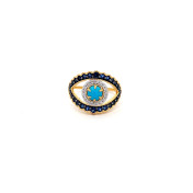 The Mikaela Evil Eye Ring - thumb 5