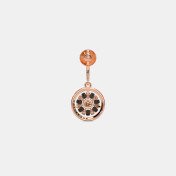 The Alurea Mangalsutra J Hoop Earrings - thumb 4