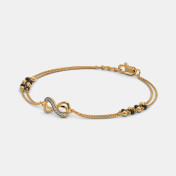 The Leesha Infinity Mangalsutra Bracelet - thumb 3