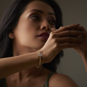 The Lucky Evil Eye Toggle Bangle - thumb 2