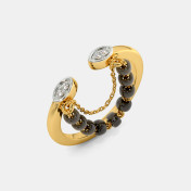 The Saavni Mangalsutra Top Open Ring - thumb 1