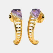 The Phyllis J Hoop Earrings - thumb 1