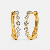 The Sweya Huggie Earrings - thumb 1
