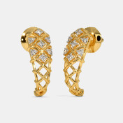 The Niyaashi J Hoop Earrings - thumb 1