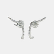The Alizee J Hoop Earrings - thumb 1
