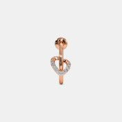 The Senna J Hoop Earrings - thumb 3
