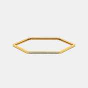 The Zoe Hexagon Bangle - thumb 3