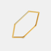 The Zoe Hexagon Bangle - thumb 1