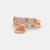 The Natana Stackable Charm Ring - thumb 5