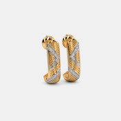 The Fumika J Hoop Earrings - thumb 3