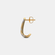 The Fumika J Hoop Earrings - thumb 5