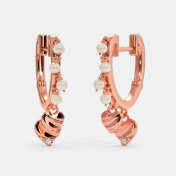 The Nemy Water Huggie Earrings - thumb 1