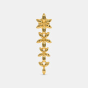 The Conjoined Blossoms Dangler Earrings - thumb 3