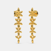 The Conjoined Blossoms Dangler Earrings - thumb 1