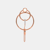 The Vinca Front Back Earrings - thumb 3