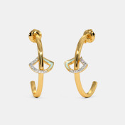 The Madilyn J Hoop Earrings - thumb 1