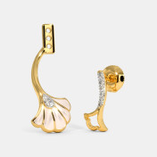 The Violetta Front Back Earrings - thumb 8
